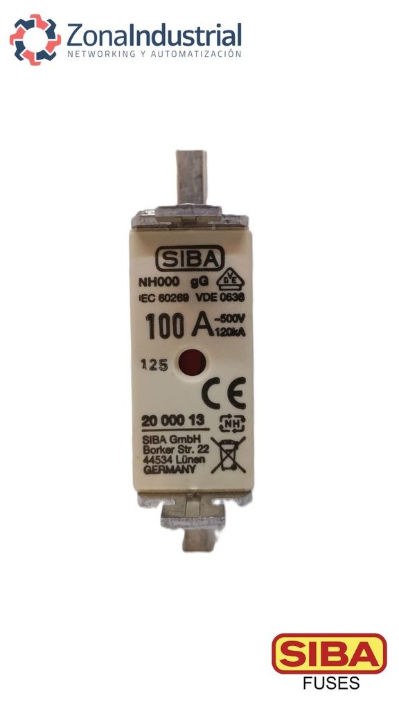 Fusibles tamaños NH000 y NH00