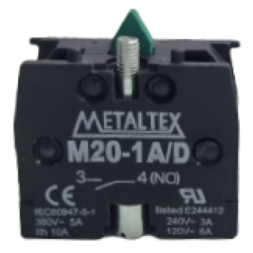 Contacto dorado para M20/P20 baja corriente
