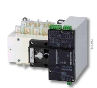 Conmutador modular motorizado ATyS d S con doble alimentación de 230 VCA - 4 polos