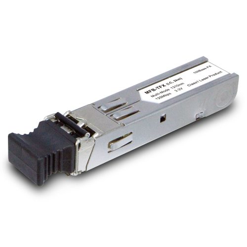 Transceptor SFP 100BASE-FX Industrial (-40~85°C), 2km, MFB-TFX-10PCS