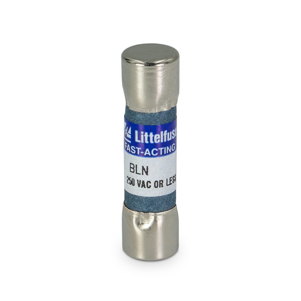 Fusible Littelfuse BLN 250VAC rápido 10x38mm midget