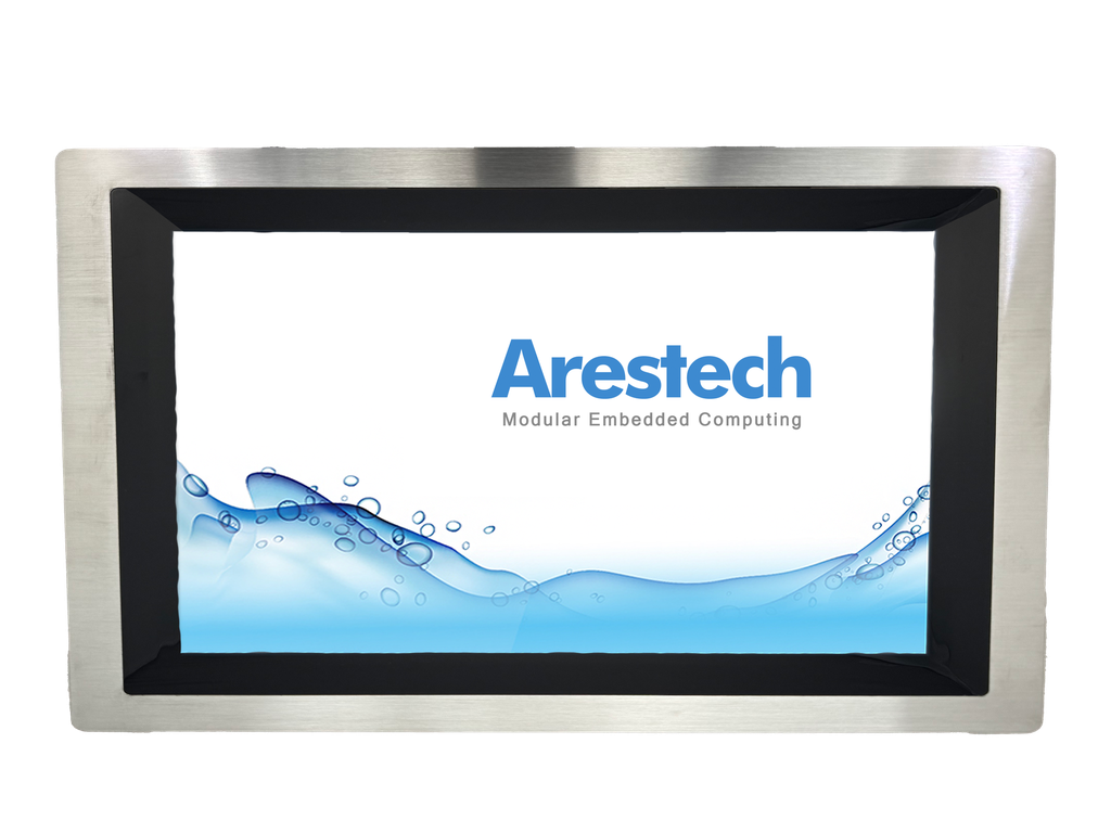 Monitor Touch Industrial Inox IP66 21.5", RS-232/VGA, 12VDC, Arestech
