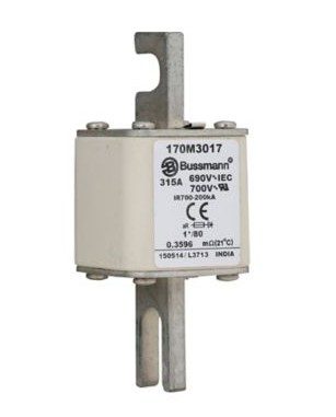 Fusible Ultrarápido Bussmann 690 V (IEC), 700 V (UL), 315 A, size: 1*, DIN 43653, /80