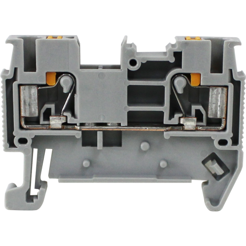 Bornera riel din 2.5mm² 24A libre mantenimiento Push-in BP2