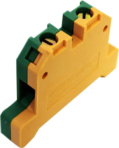 Bornera riel din 10mm² con tornillo de fijación Serie M