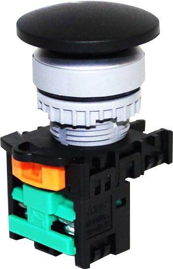 Pulsador momentáneo tipo hongo plástico IP65 22mm 1NA Serie TN2