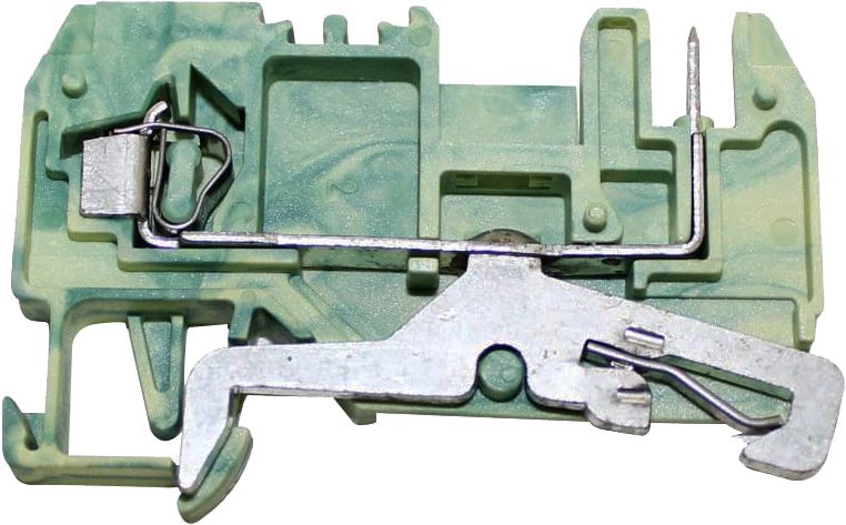 Borneras riel din 2mm² libre mantenimiento con resorte frontal BM2