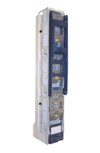 Base portafusible vertical NH-2 400A max. para Busbar, desconexión tripolar, 2 ASAS, M12/BI ILF TC, Marca Pronutec (España)