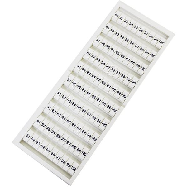 Identificador 91-100 x 10 unidades serie BM