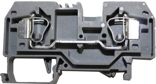 Borneras riel din 10mm² libre mantenimiento con Borneresorte 2 vías frontal BM10