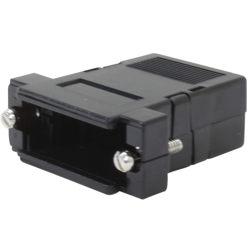 [CPDBP-15] Tapa para conectores DB15 negro con retención corto