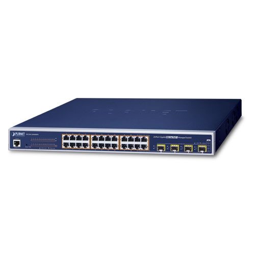 [WGSW-20160HP] Switch administrado combinado L2+ de 16 puertos 10/100/1000BASE-T 802.3at PoE + 4 puertos Gigabit TP/SFP