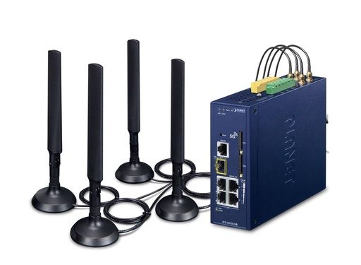 [ICG-2515F-NR] Puerta de Enlace Celular Industrial 5G NR con 1 Puerto 1000X SFP