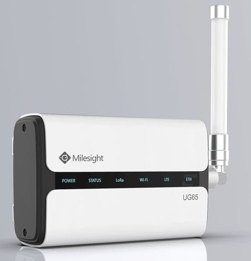 [UG65-L04AU-915M-EA] Gateway LoraWAN 4G/1LAN/WLAN/POE/Antena externa