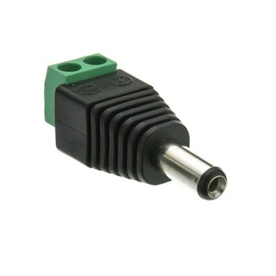 Adaptador DC Plug macho a 2 terminales de tornillo