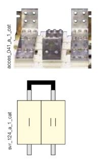 [41094019] Pletinas de puenteado 4 polos para SIRCOVER-ATyS 125 a 200A