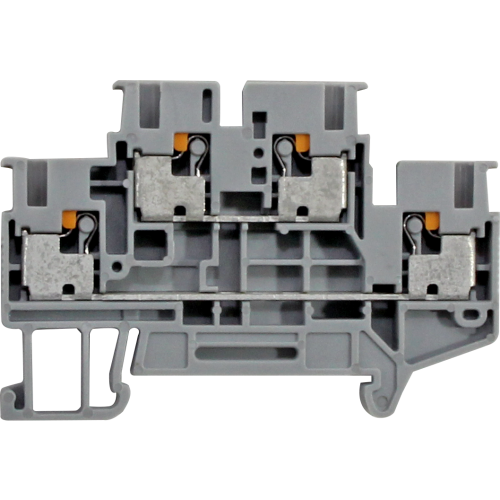 Bornera riel din 2.5mm² 24A libre mantenimiento Push-in BP2