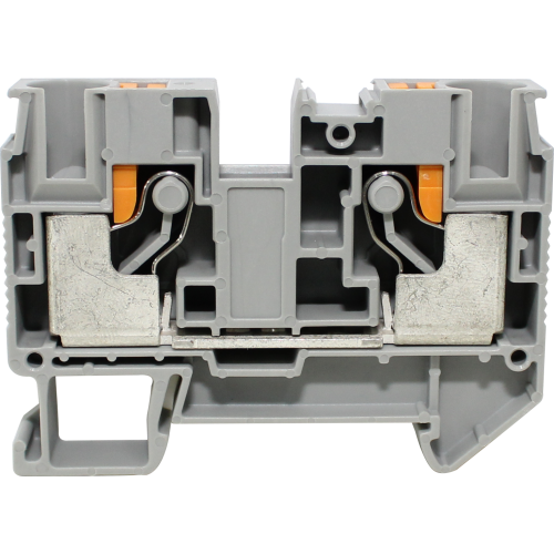 Bornera riel din 10mm² 57A libre mantenimiento Push-in BP10