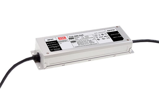 Driver LED carcasa metálica voltaje PFC 300W ELG-300