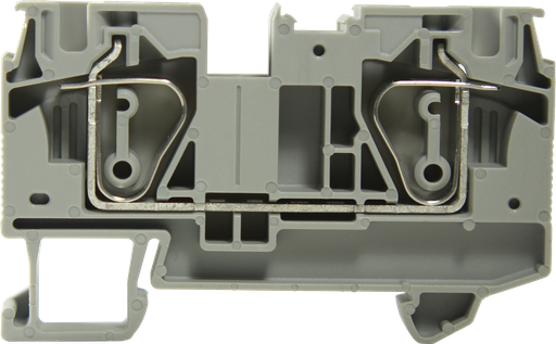 Borneras riel din 10mm² libre mantenimiento con resorte BK10