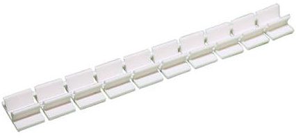 Identificador serie BS para bornera 6mm²  blanco