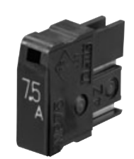 [MP75] Fusible Daito MP 7,5A tipo rápido "Alarm Fuse"
