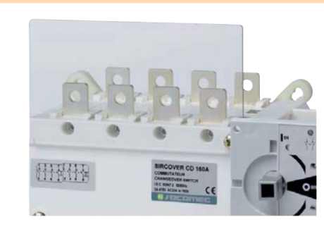 [15093025] Pantalla de protección sup. e inf. 6 polos de 250A