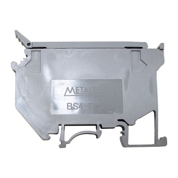 Bornera portafusible riel din 4mm² 6.3A fusible 5x20mm 5x25mm 5x30mm Serie BS