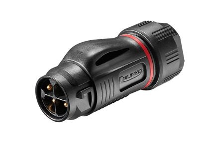 [BD-20-C04PE-02-001A] Conector Serie BD-20 Macho 4 Pines Plug Plástico CNLINKO