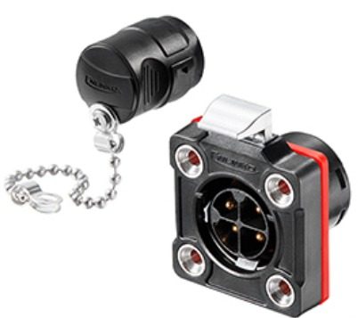 [BD-20-C04SX-02-401A] Conector Serie BD-20 Macho 4 Pines Socket Plástico CNLINKO