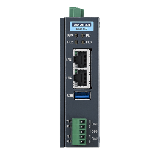 [ECU-150-12A] Gateway IoT ECU-150 con 2GB RAM y 16GB eMMC, Yocto Linux, WISE-EdgeLink