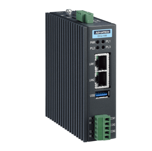 [ECU-150-12A1U] Gateway IoT ECU-150 con 4GB RAM y 32GB eMMC, Ubuntu 22.04