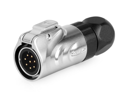 LP-12-C08PE-03-001-CNLINKO-Conector macho de 8 pines IP67