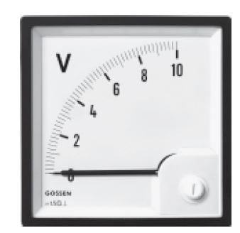 [9600600100N] Amperimetro para DC 60mV /100A ; serie DQN96 medidas 96x96mm marca MBS (Alemania)