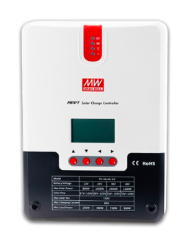 Controlador de carga solar MPPT 60A, voltajes 12,24,36,48V Serie PV-ML
