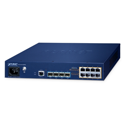 [SGS-6310-8P4X] Conmutador gestionable apilable SGS-6310-8P4X L3 de 8 puertos 10/100/1000T 802.3at PoE + 4 puertos 10G SFP+