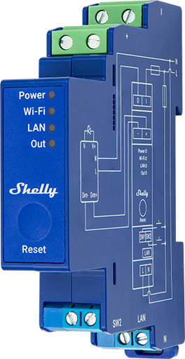 [Pro Dimmer 0/1-10V PM] Shelly Pro Dimmer 0/1-10V PM – Regulador de Intensidad Profesional con Medición de Potencia