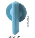 [22995012] Mando para accionamiento directo para SIRCO M1/M2 (azul) 16A a 80A