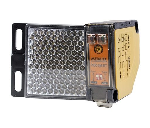 [PKR-5M-RT] Sensor fotoeléctrico retroreflectivo rectángular 5M de distancia grado IP64 serie PKR