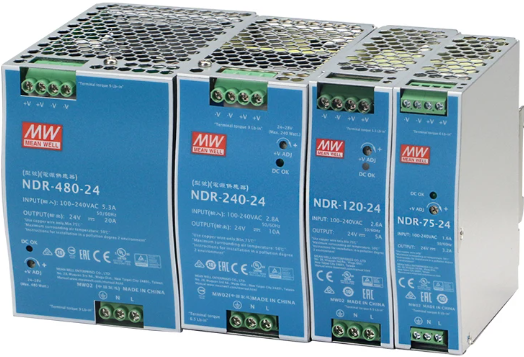 Fuentes de poder Mean well Serie NDR