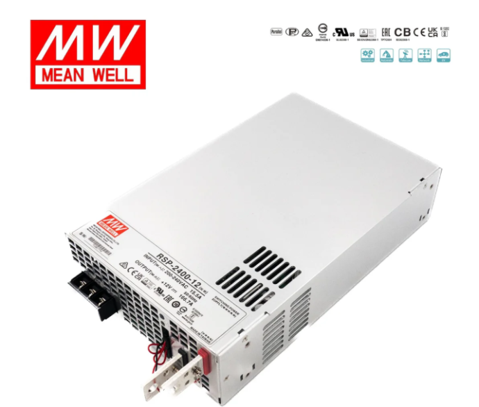Fuente de poder mean well RSP-2400 12V con PFC