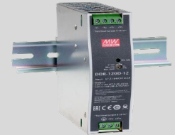 Convertidor DC-DC marca Mean Well riel DIN