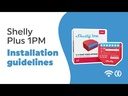 Relé inteligente con medidor de energía operado por WiFi, 1 canal 15A con contactos secos