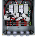 Medidor de energía inteligente trifásico con control por contactor