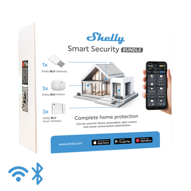 Paquete de seguridad inteligente Shelly bundle