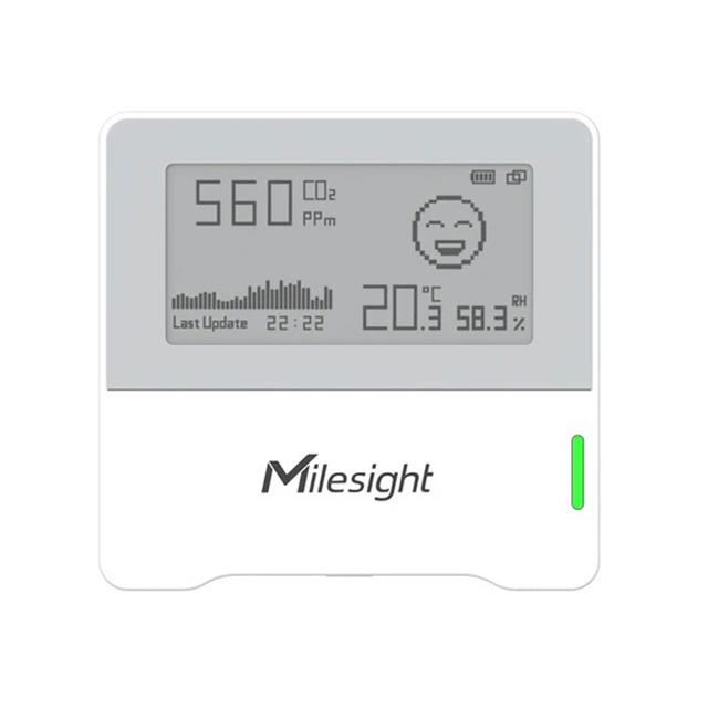 Sensor de monitoreo ambiental interior CO2, humedad y temperatura LoRaWAN