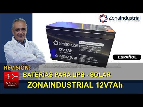 Batería 12V 7AH VRLA AGM libre Mantenimiento