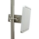 Antena direccional 2x2 MIMO de polarización dual de pantalla plana de 2,4 GHz y 14 dBi