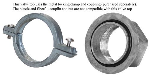 Tapa para válvula Standard FIMCO de metal 1 1/4" y 1 1/2"