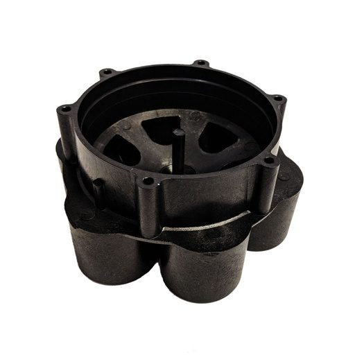 Base inferior válvula FIMCO opciones de 4, 6 y 8 salidas de 1"